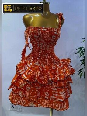 African Ankara Dress (One Size)
